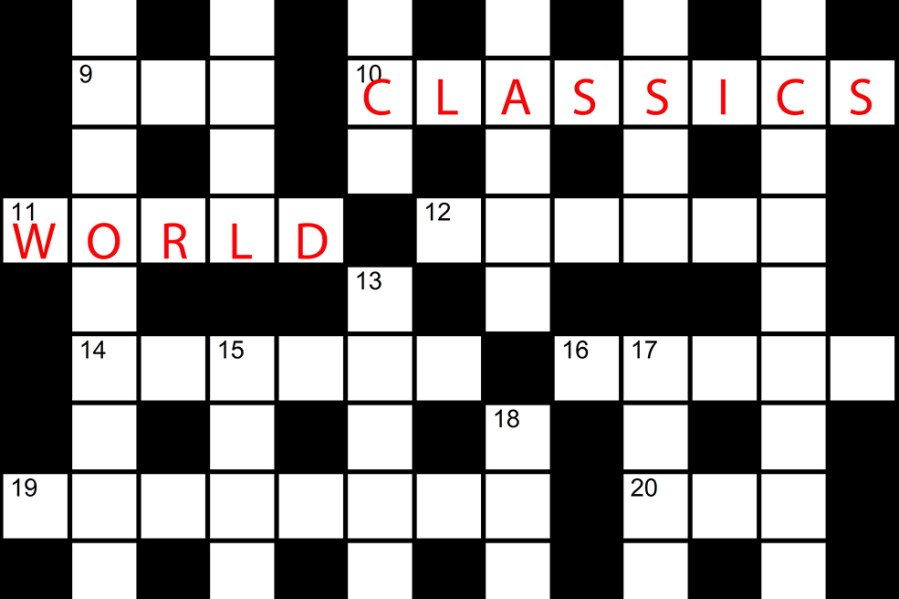 Classics World Crossword 2
