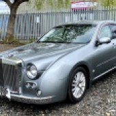 In case you're wondering what on earth this is, it's a 2006 Mitsuoka Galue. Based on the contemporary Japanese-market Nissan Fuga, this one was used by a hotel and has covered 93,000 miles under its 2.5-litre V6. Such exclusivity is estimated at £6000-£7000