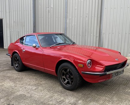 Nicely restored Datsun 240Z features performance upgrades and is estimated at £18,000-£22,000.