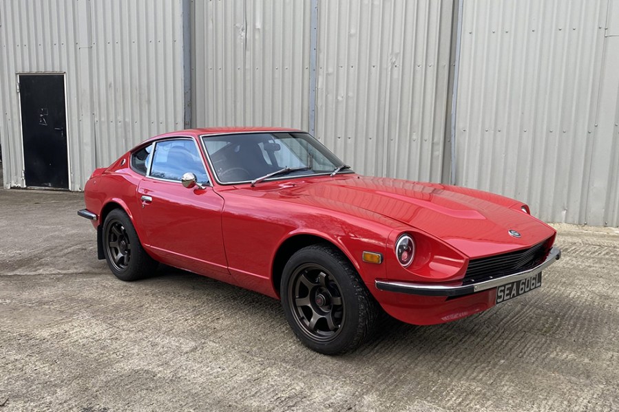 Nicely restored Datsun 240Z features performance upgrades and is estimated at £18,000-£22,000.