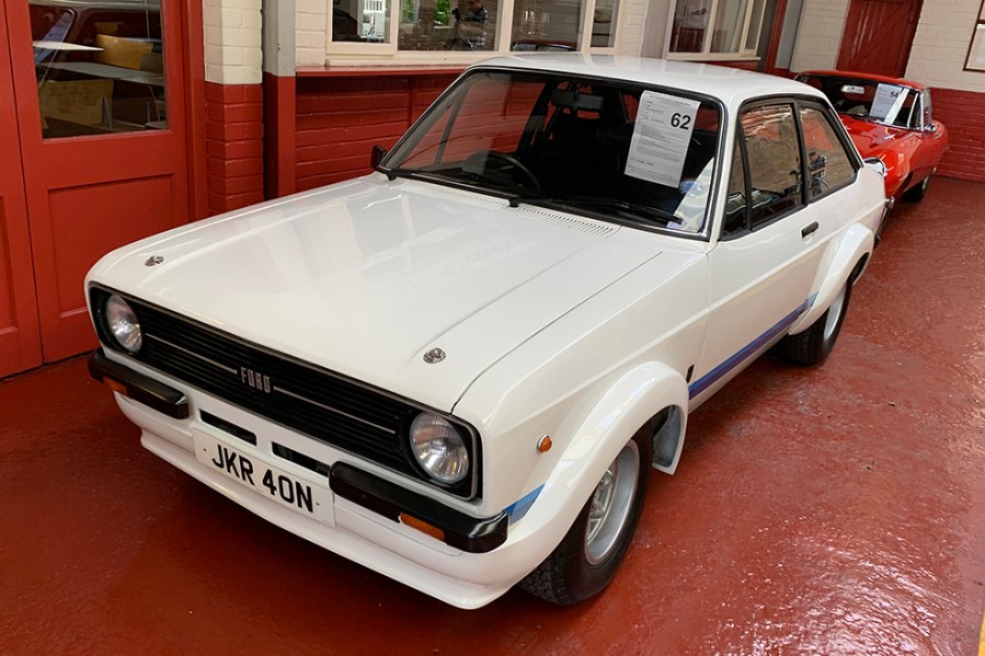 A rare early Custom-spec car, this RS1800 estimated at £70,000 to £75,000 has received a professional restoration retaining the original bodyshell and all the important identifying details.