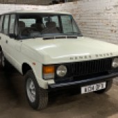 An interesting take on the classic Range Rover, this ex-South Africa 1984 four-door shares the plain style of the two-door models but is estimated at just £6950-£7950.
