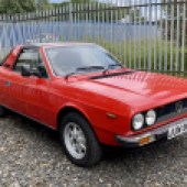 It’s Italian, red and rare – what’s not to like? This 1979 Lancia Beta Spider is something of a survivor, with less than the usual Lancia quota of rot and just 67,769 miles on the clock. The guide price is £7,000–£8,000.