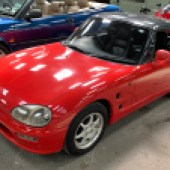 Frantic turbo-triple Suzuki Cappuccino is great fun and this one is estimated at £3000-£5000.