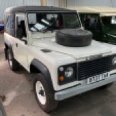 Completely rebuilt on a galvanised chassis but to original spec, this 1985 Land Rover 90 carries an £18,000-£22,000 estimate.