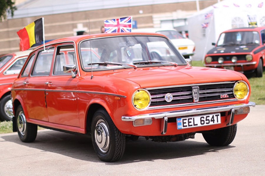 Glyn and Duncan Hurst’s 1978 Austin Maxi was imported from Belgium.