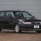Featuring amongst several hot hatches is this 1994 Nissan Pulsar GTI-R. The model was sold as the Sunny GTI-R in Europe, and is still fearsomely rapid by today's standards thanks to its 227bhp turbocharged engine. This is a JDM-spec example, imported in 2006 and expected to sell for £15,000-£18,000.