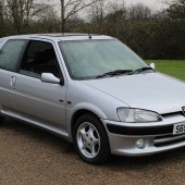 Having covered just 15,285 miles from new, this 1998 Peugeot 106 GTI is something of a unicorn. It's unmodified and has had just two owners from new, justifying the £11,500-£13,500 estimate.