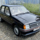This 1988 Vauxhall Nova 1.2 Merit is a real time-warp, having covered just 10,000 miles from new. Resplendent in black with a Caramac-coloured interior, it remains completely stock and is expected to fetch £4500-£5500.